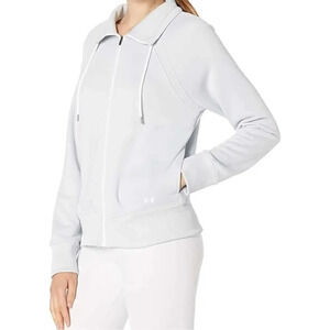 Under Armour Size Medium Dockside Fish Full Zip‎ Jacket Active Comfy Halo Gray